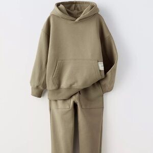 Zara Kids Matching Set in Olive